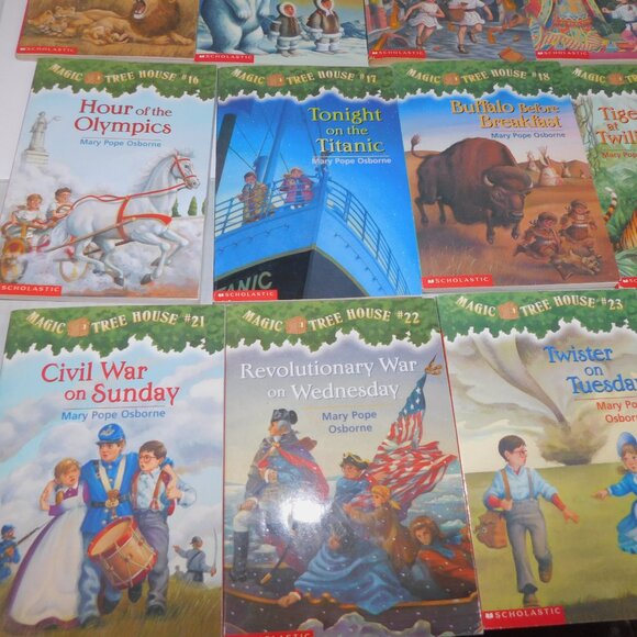 Lot Set 28 Magic Tree House Paperback Books Mary Pope Osborne Scholastic - Picture 12 of 14